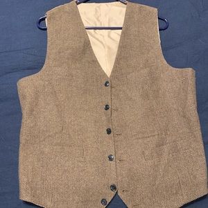 Custom Tweed Dress Vest- Worn once